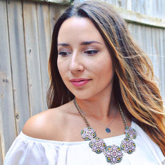 Cherished Pastel Treats Statement Necklace