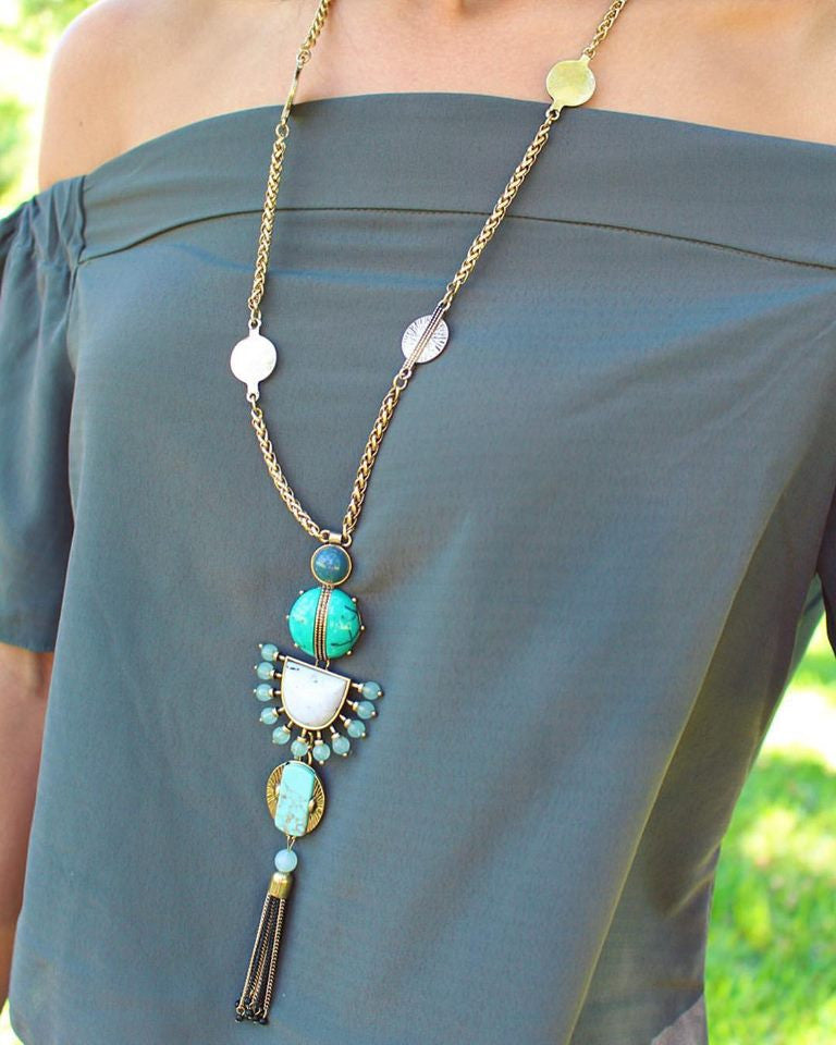 Lady Fringe Frenzy Necklace