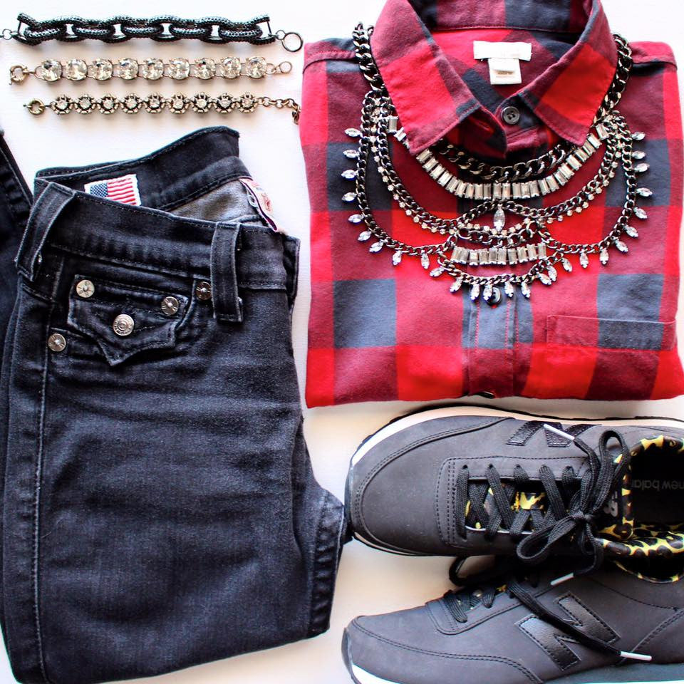 Embellished Urban Metal Chain Necklace