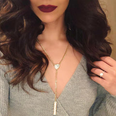 Marble Stone Dainty Necklace