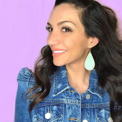 Moni Mint Teardrop Earrings