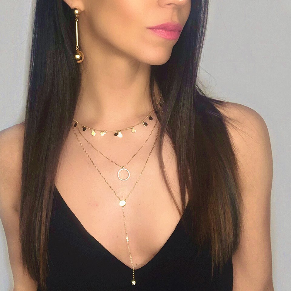 Natalia Drop Earrings- Gold