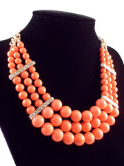 Elegant Beaded Statement Necklace