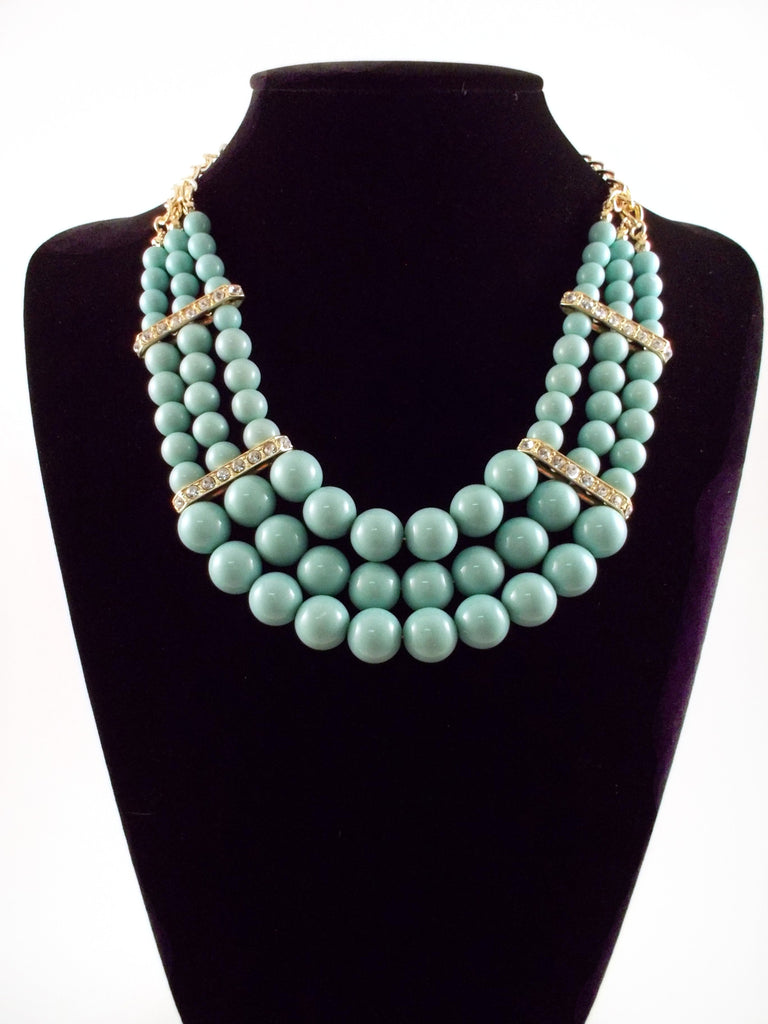 Elegant Beaded Statement Necklace