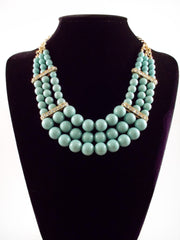 Elegant Beaded Statement Necklace