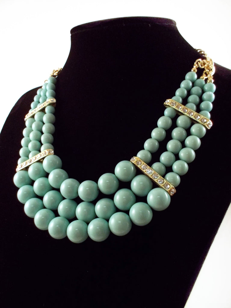 Elegant Beaded Statement Necklace