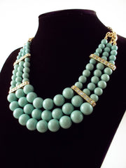 Elegant Beaded Statement Necklace