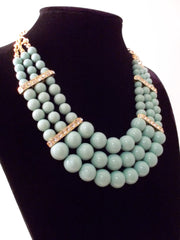 Elegant Beaded Statement Necklace