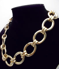 Chain Linked Gold Plated Necklace