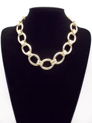 Chain Linked Gold Plated Necklace