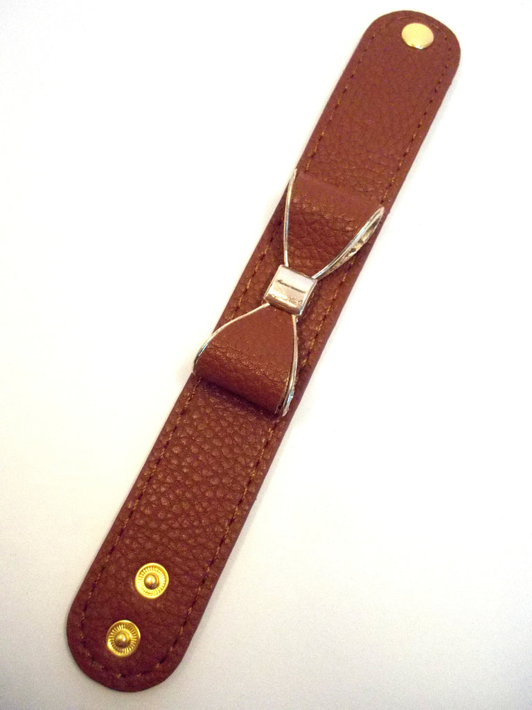 Leatherette Bow Bracelets- 3 Color Options