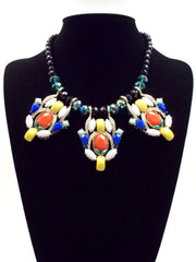 Fiesta Crystal Beaded Statement Necklace