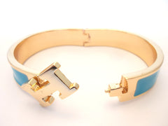 H Enamel Bracelet