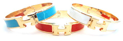 H Enamel Bracelet