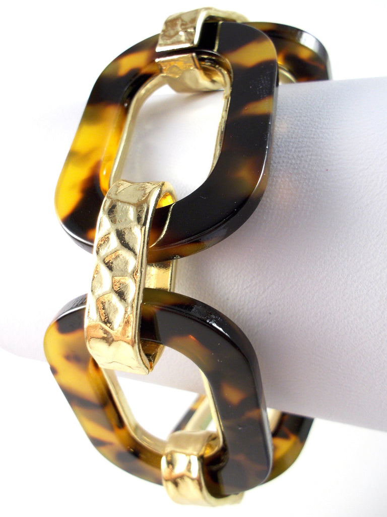 Flat Tortoise Link Bracelet