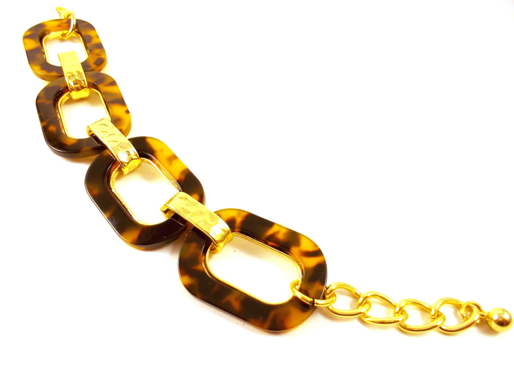 Flat Tortoise Link Bracelet