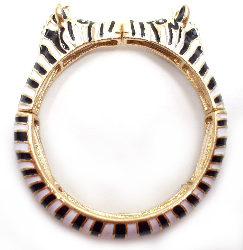 Double Zebra Stretch Bracelet