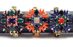 Acrylic Square Jewel Pendant Bracelet