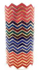 Chevron Bangles Set of 5- Multi