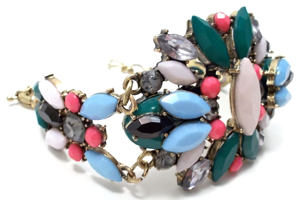 Technicolor Floral Bracelet