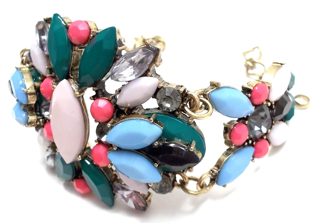 Technicolor Floral Bracelet