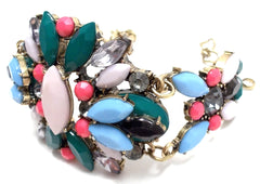 Technicolor Floral Bracelet