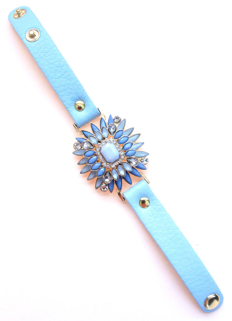 Leather Pastel Bracelets- 3 Color Options