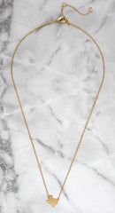 Dainty Texas Love Necklace- 3 COLOR OPTIONS