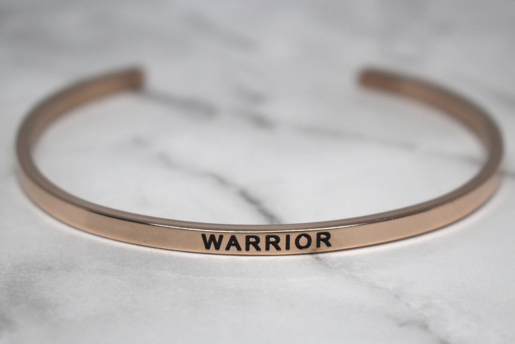 WARRIOR* Cuff Bracelet- Rose Gold