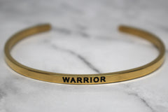 WARRIOR* Cuff Bracelet- Gold