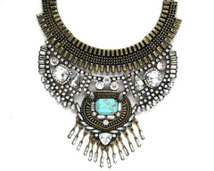 Delilah Brass & Shine Necklace