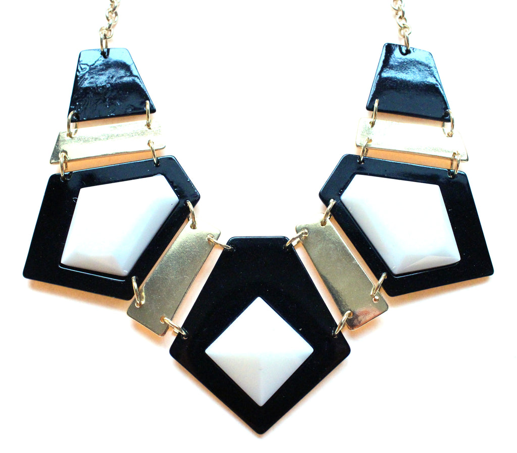 Modern Cleopatra Glamour Bib Statement Necklace
