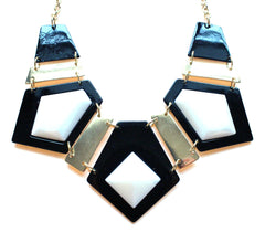 Modern Cleopatra Glamour Bib Statement Necklace