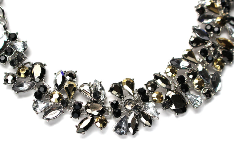 Karyn Cluster Metallic Necklace