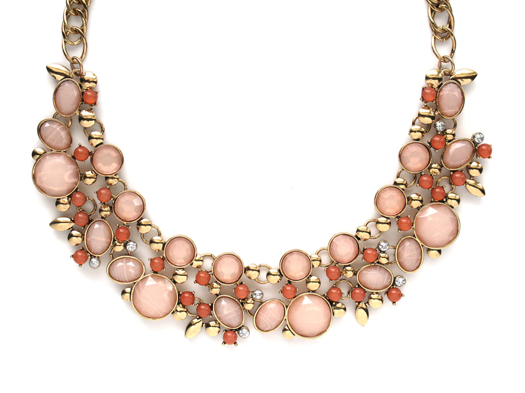 Chiara Rose Bib Necklace