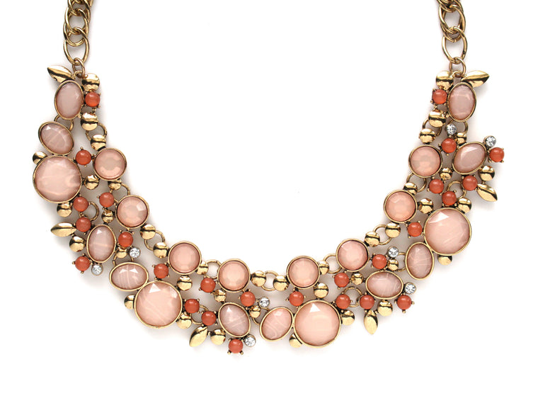 Chiara Rose Bib Necklace