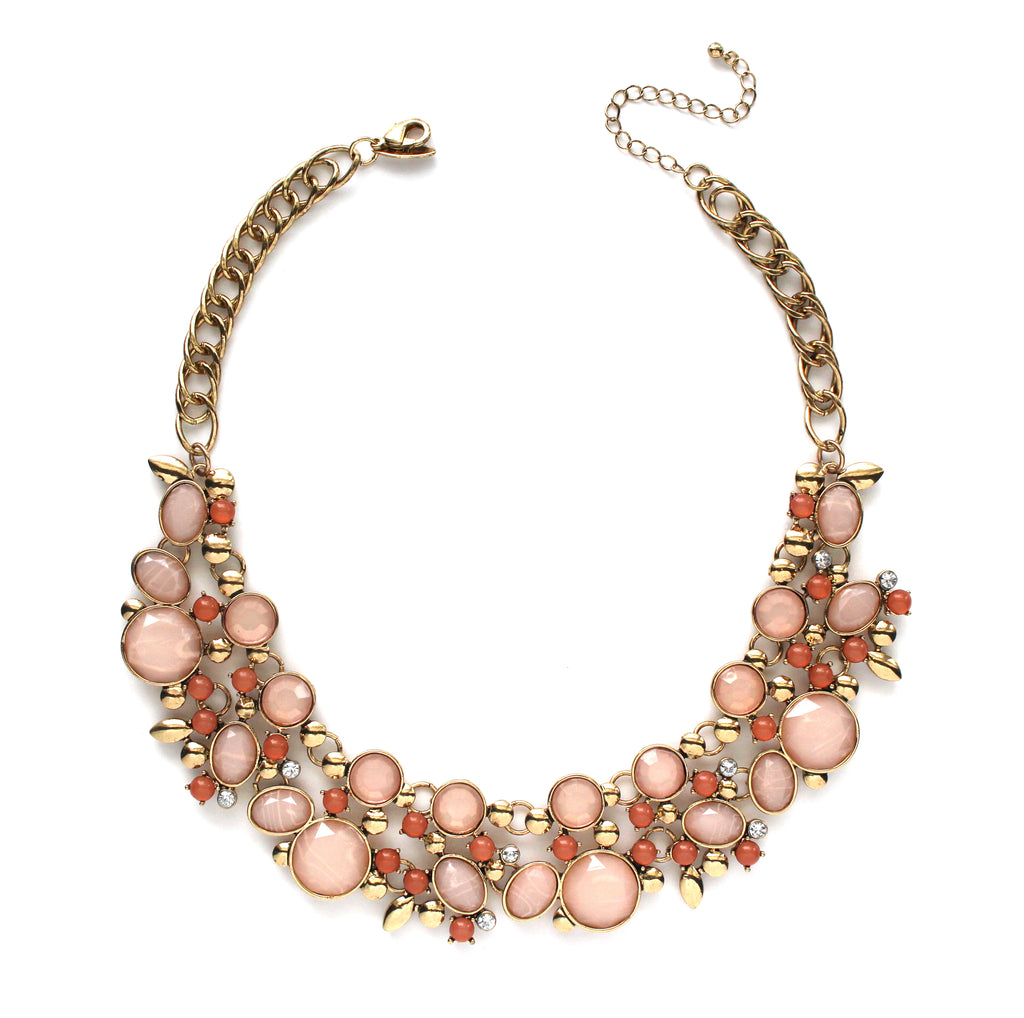 Chiara Rose Bib Necklace