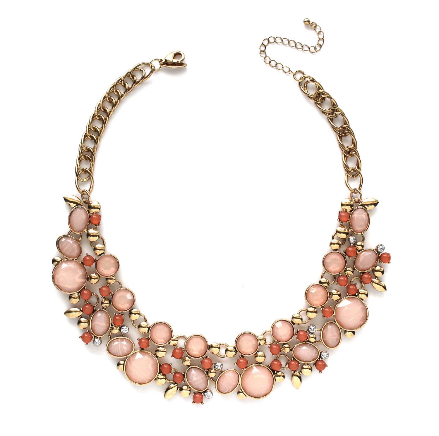 Chiara Rose Bib Necklace