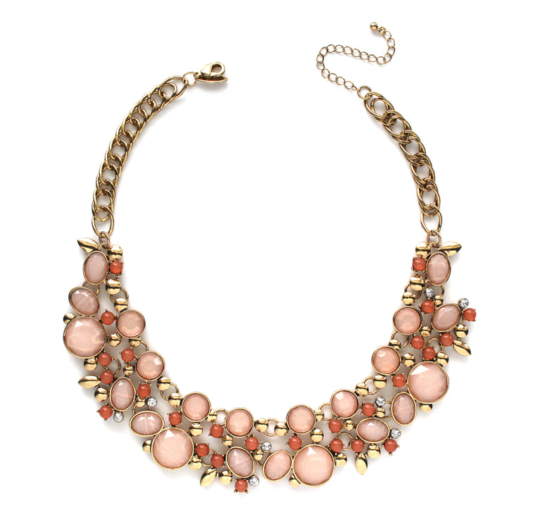 Chiara Rose Bib Necklace