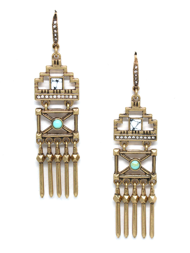 Precious Juliet Metal Fringe Earrings