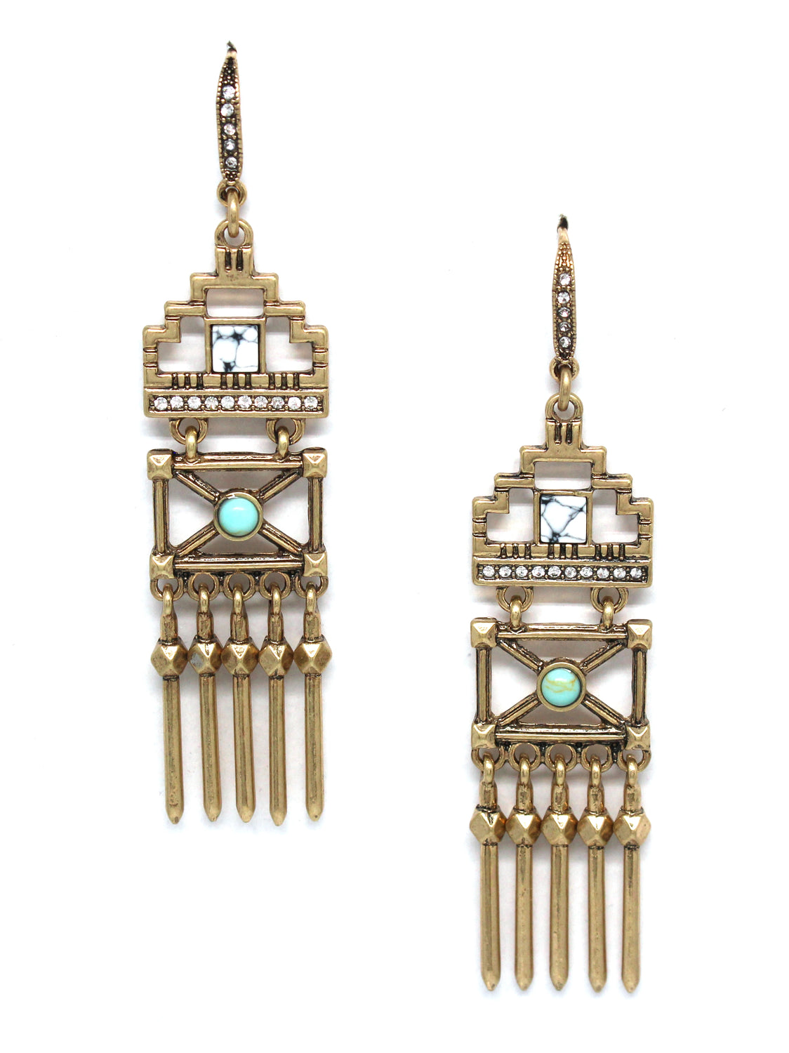 Precious Juliet Metal Fringe Earrings