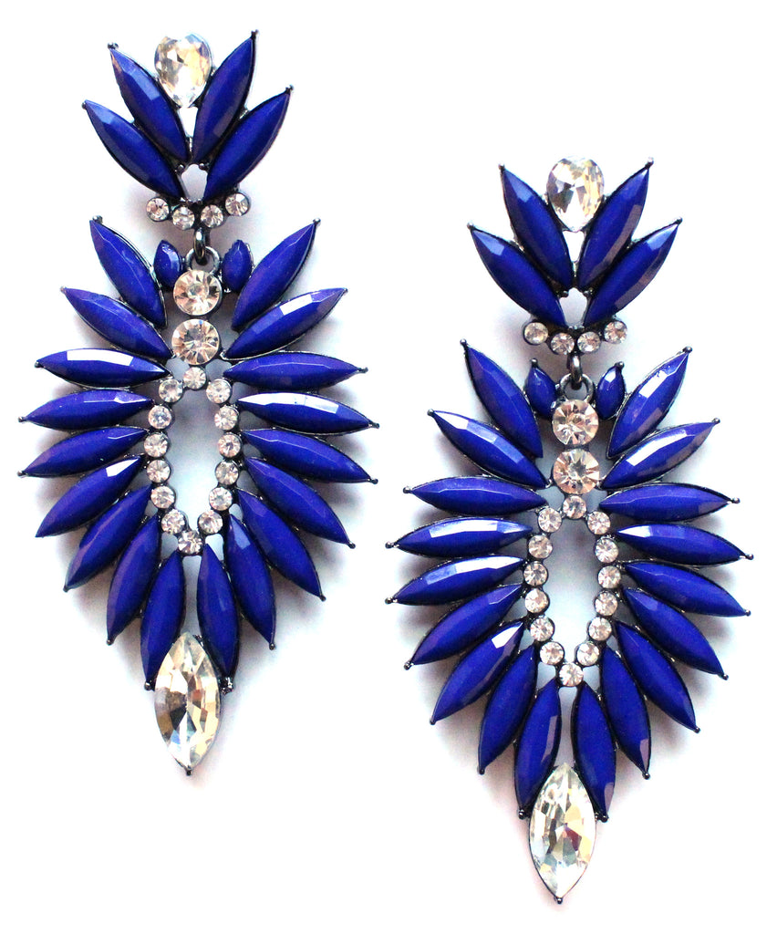 Royal Spikes Sparkle Earrings