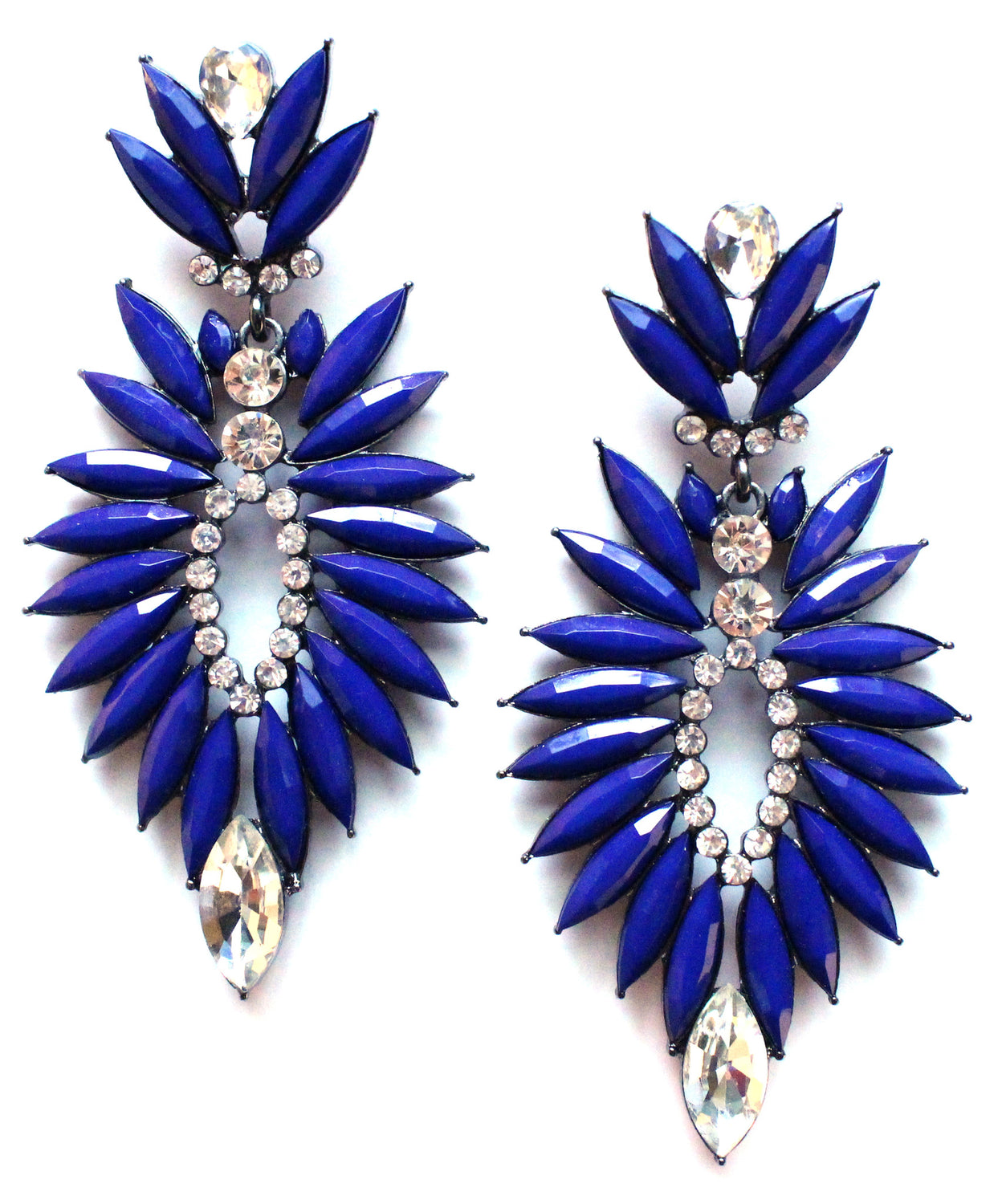 Royal Spikes Sparkle Earrings
