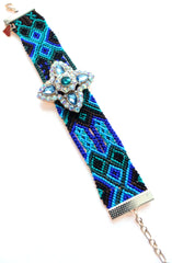 Folkloric Crafted Sparkle Star Pendant Bracelet- 5 Color Options