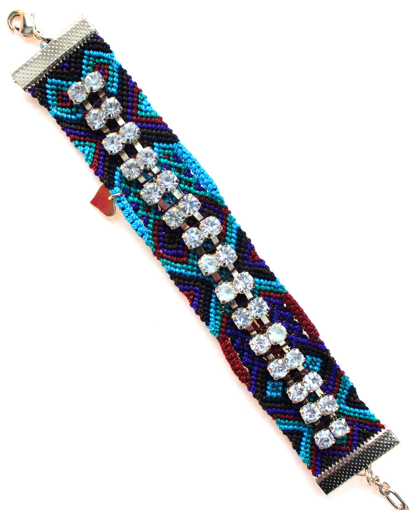 Folkloric Crafted Sparkle Bracelet- 3 Color Options