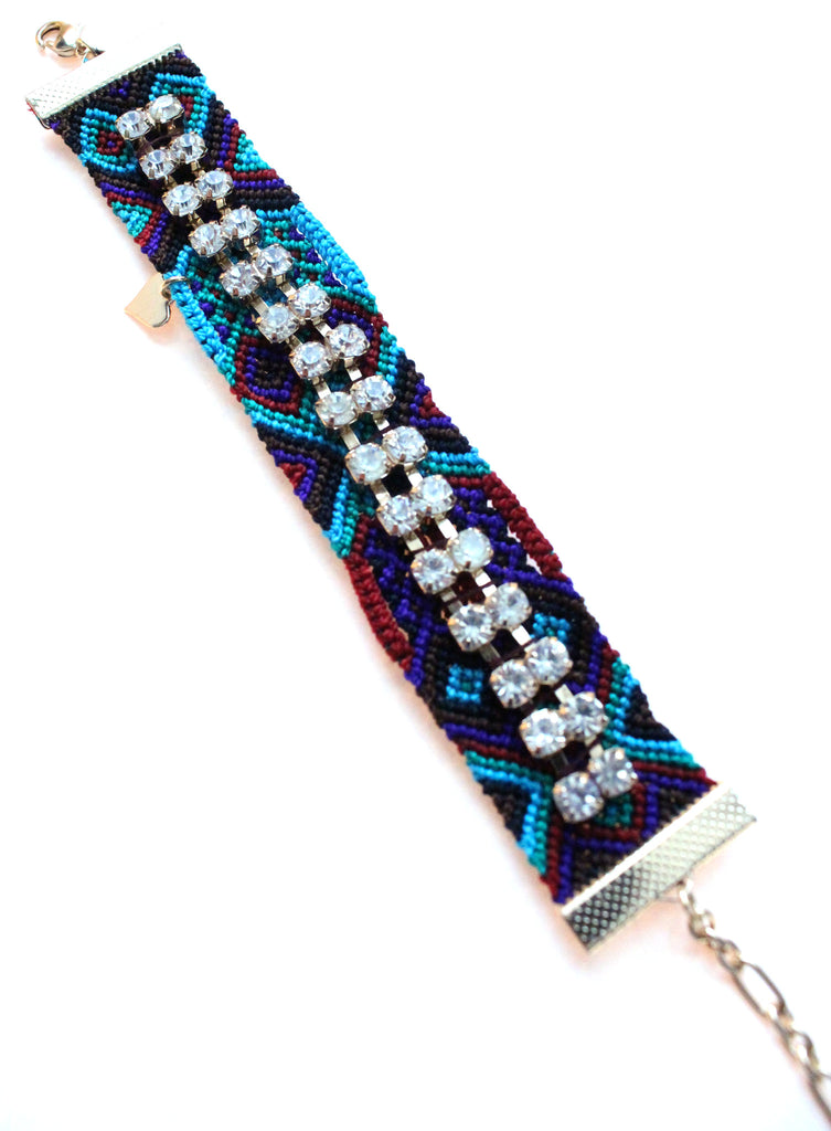 Folkloric Crafted Sparkle Bracelet- 3 Color Options