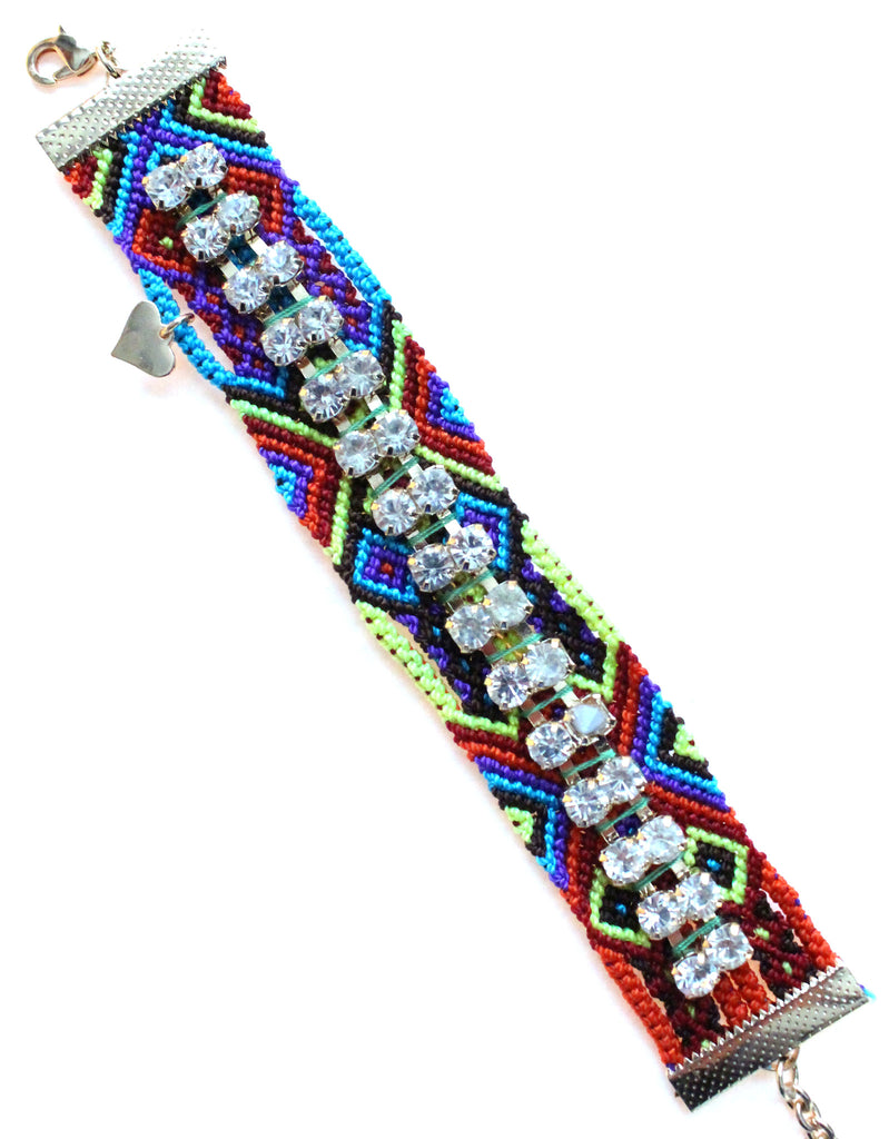 Folkloric Crafted Sparkle Bracelet- 3 Color Options