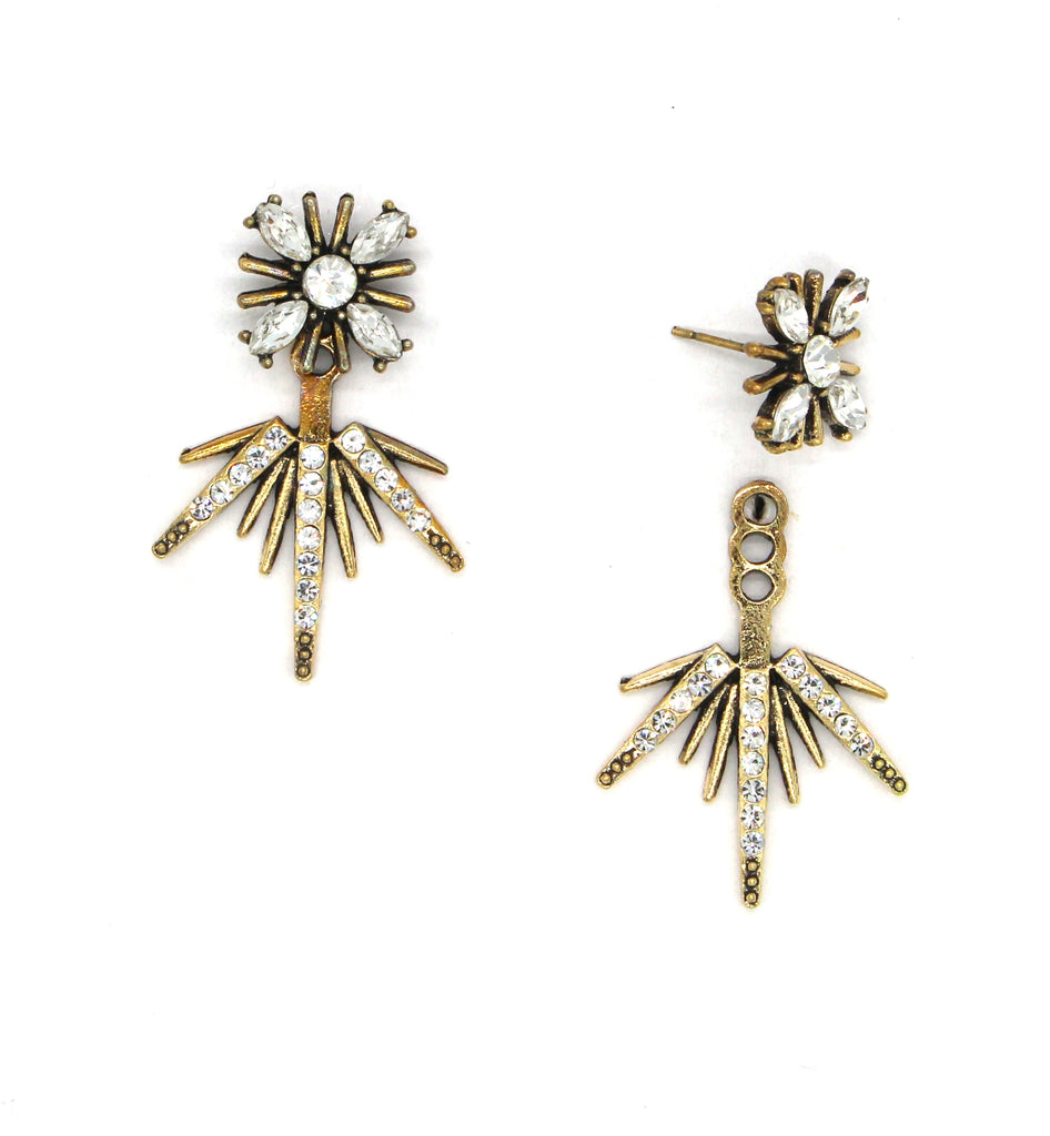 Celeste Star Ear Jacket Earrings