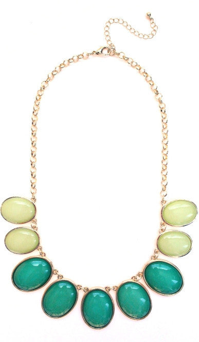 Colorblock Jewels- Green
