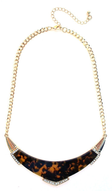 Tortoise Bib Necklace